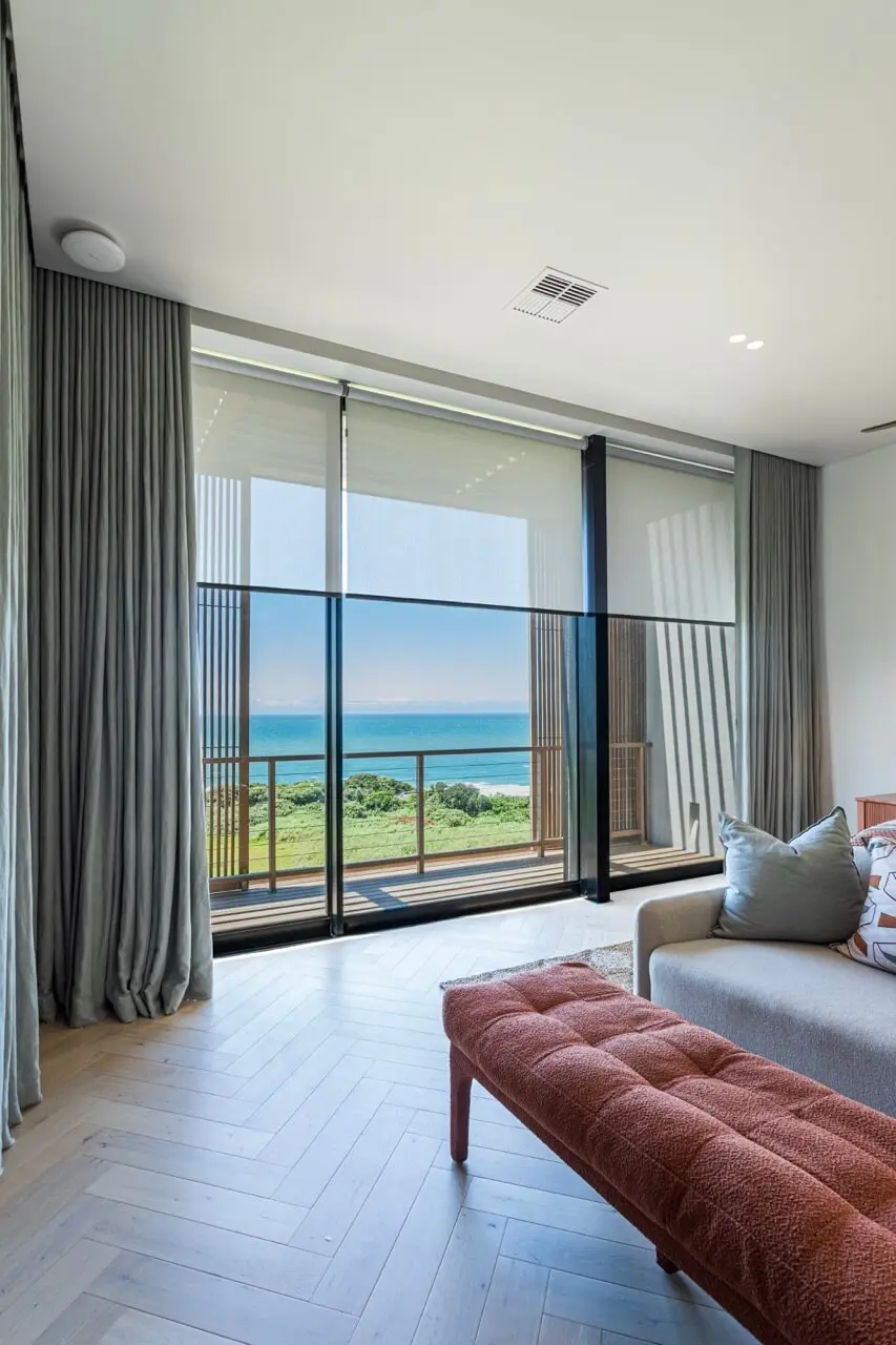 custom made curtains installed at seaton estate in kwazulu natal