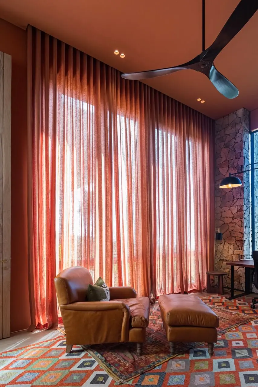 Sheer Custom Curtains installed in Sheffield Beach Home in Ballito