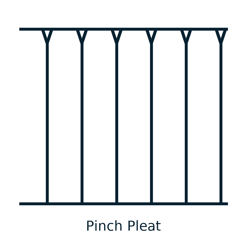 Pinch Pleat Curtain Icon