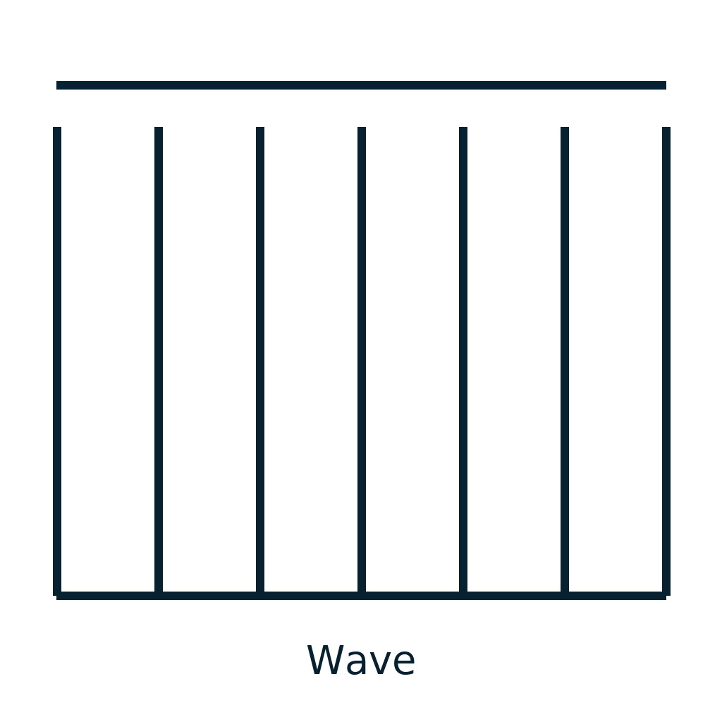 Wave Curtain Icon